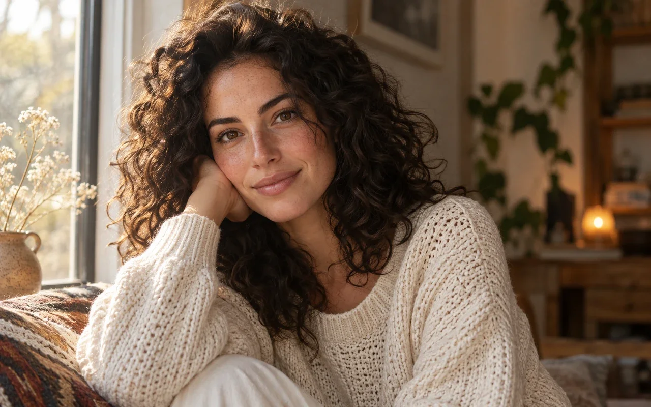 Natural window-lit portrait