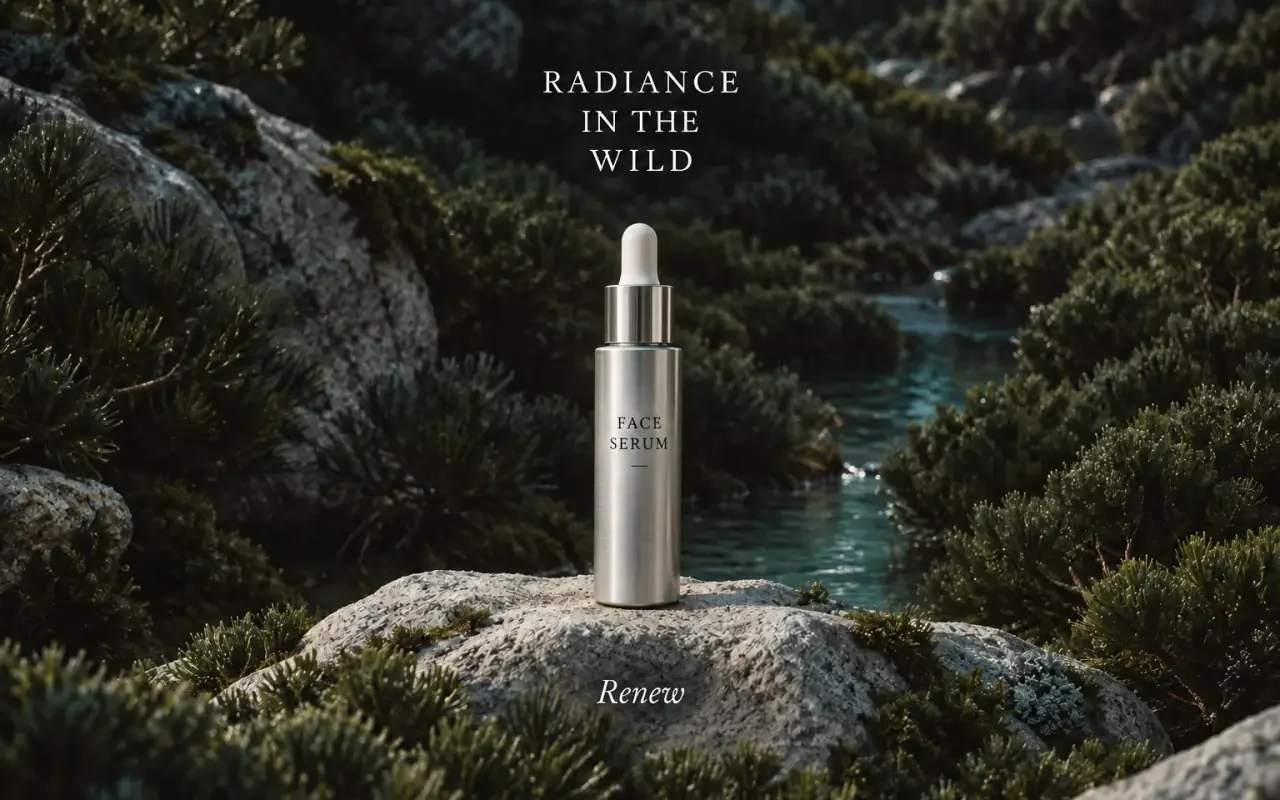 銀色滴管精華，RADIANCE IN THE WILD 海報